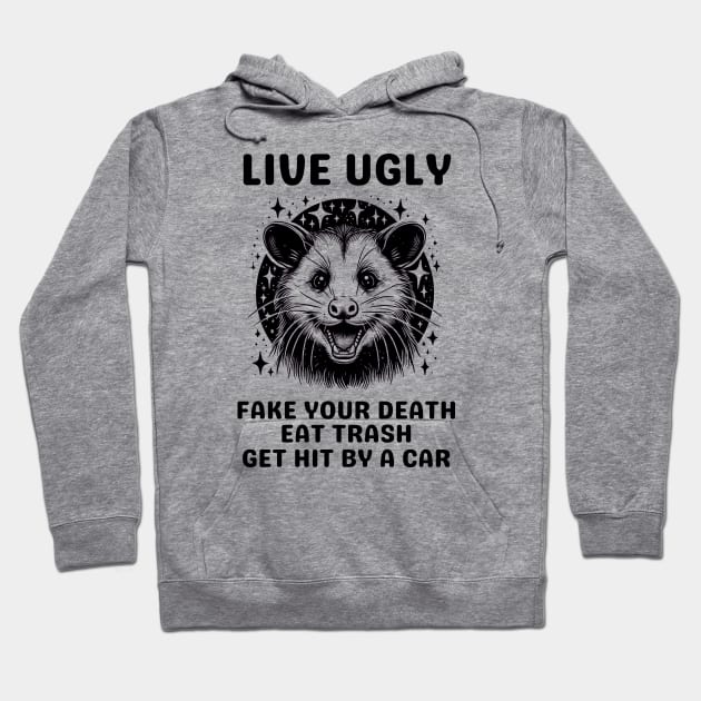 OPOSSUM FUNNY QUOTES Hoodie by Teebevies